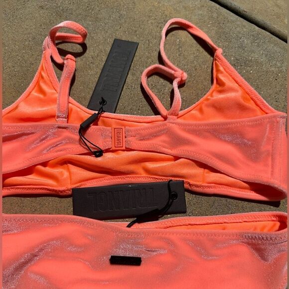 TRIANGL CORAL VELVET HIGH WAIST NO BAG NEW WITH TAGS - Picture 5 of 8